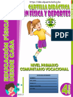 Educación física y deportes para cuarto grado de primaria