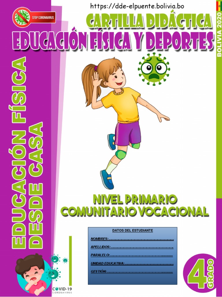 Educación Física para Cuarto de Primaria | PDF | Asociación de Futbol ...