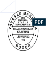 Stempel SMK Mandala Bogor 2013