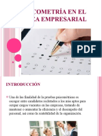 Psicometría en El Área Empresarial