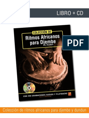 violación No es suficiente mejilla Ritmos Africanos Djembe | PDF | Ritmo | Partituras