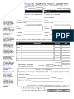 Huawei ICT Academy (Out of China Mainland) Voucher Order: Bill To