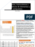 C7 Calcógenos, Transuránicos y Nomenclaturas de Elementos y