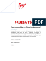 Prueba Tecnica Ejecutivo Comercial