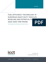 Fuel Efficiency Technology in European Heavy-Duty Vehicles: Baseline and Potential For The 2020-2030 Time Frame
