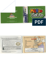 Mario Golf Game Manual