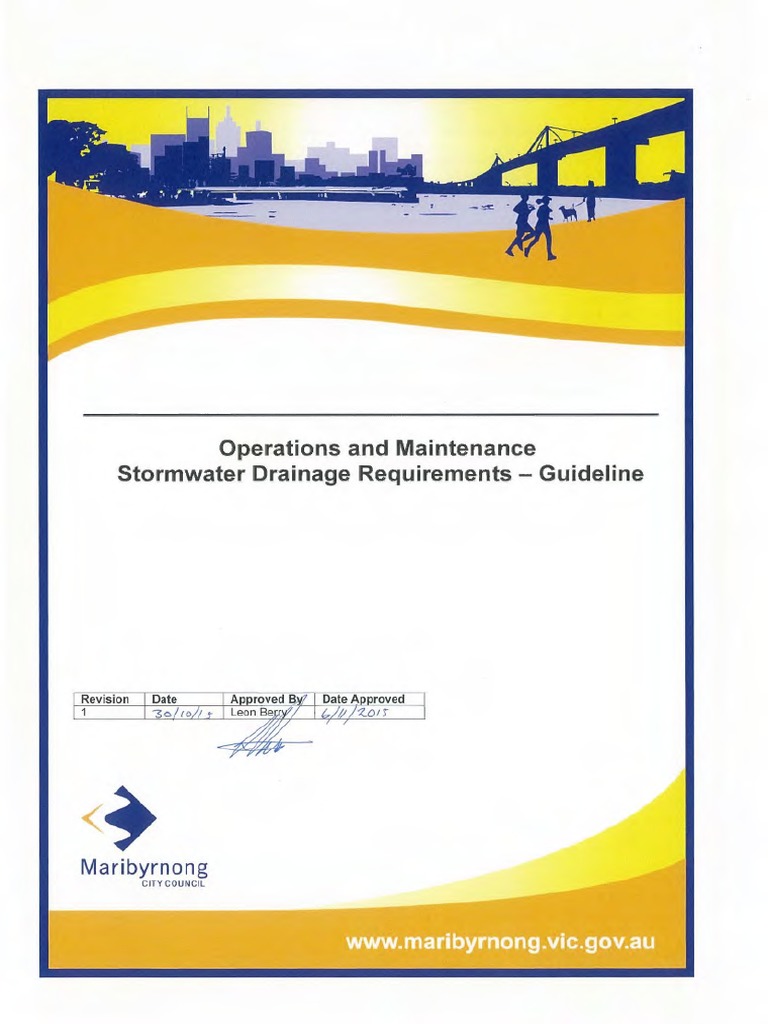 Stormwater Drainage Design Guidelines | PDF | Storm Drain | Stormwater