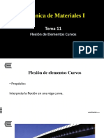 Tema 11 - Flexión de Elementos Curvos