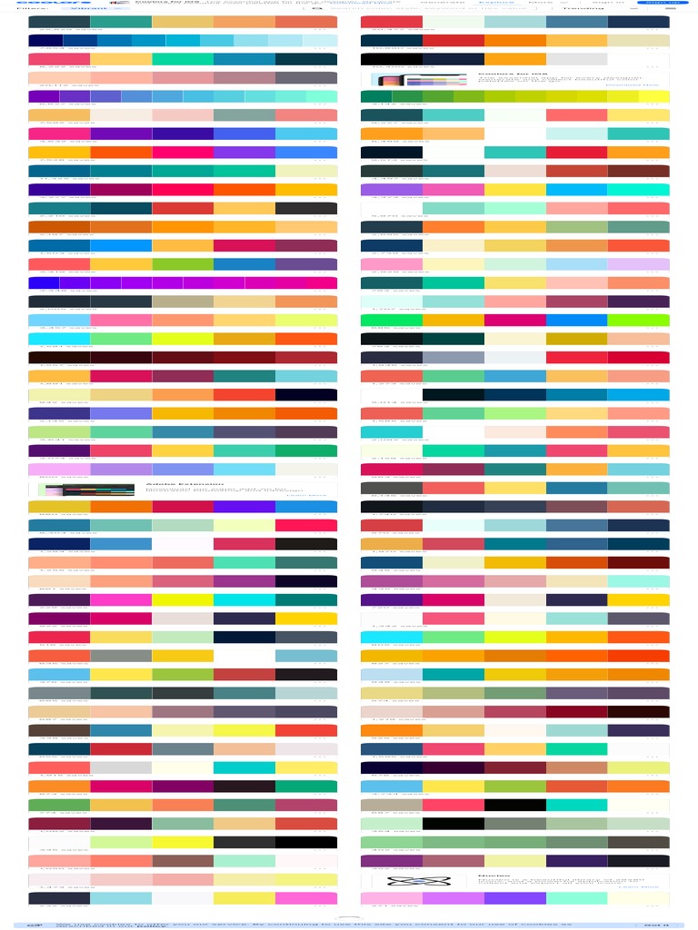 Explore Color Palettes - Coolors 2 | PDF | Application Software | Adobe ...