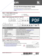 VS-211X and VS-411X Quick Start Guide: Step 1: Check What's in The Box