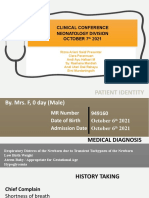 Clinical Conference on Neonatology Division