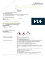 SKD S2 Aerosol Safety Data Sheet Espanol