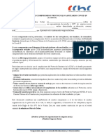 Declaracion de Compromiso Protocolo Sanitario COVID-19 CChC