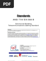 Cabling Standard - ANSI-TIA-EIA 568 B - Commercial Building Telecommunications Cabling Standard