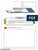 Konfigurasi Elektron: Nama: Kelas: No - Urut