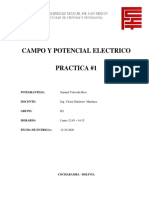 Informe Campo y Potencial Electrico