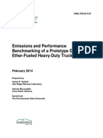 Emissions and Performance Benchmarking of A Prototype Dimethyl Ether-Fueled Heavy-Duty Truck