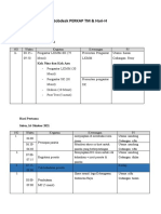 Jobdesk Perkap TM - Hari-H