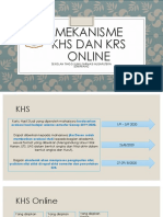 Mekanisme Krs Dan Khs Online 2020