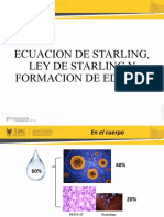 Ec Starling y Edemas