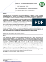 Determinación de Los Parámetros Fisicoquímicos Del Río Torococha-2019