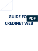 Guide For Credinet Web
