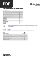 FLEX I/O Isolated Input HART Analog Module: Installation Instructions