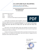 SURAT PERNYATAAN PT ANA LESTARI Fee Mediator