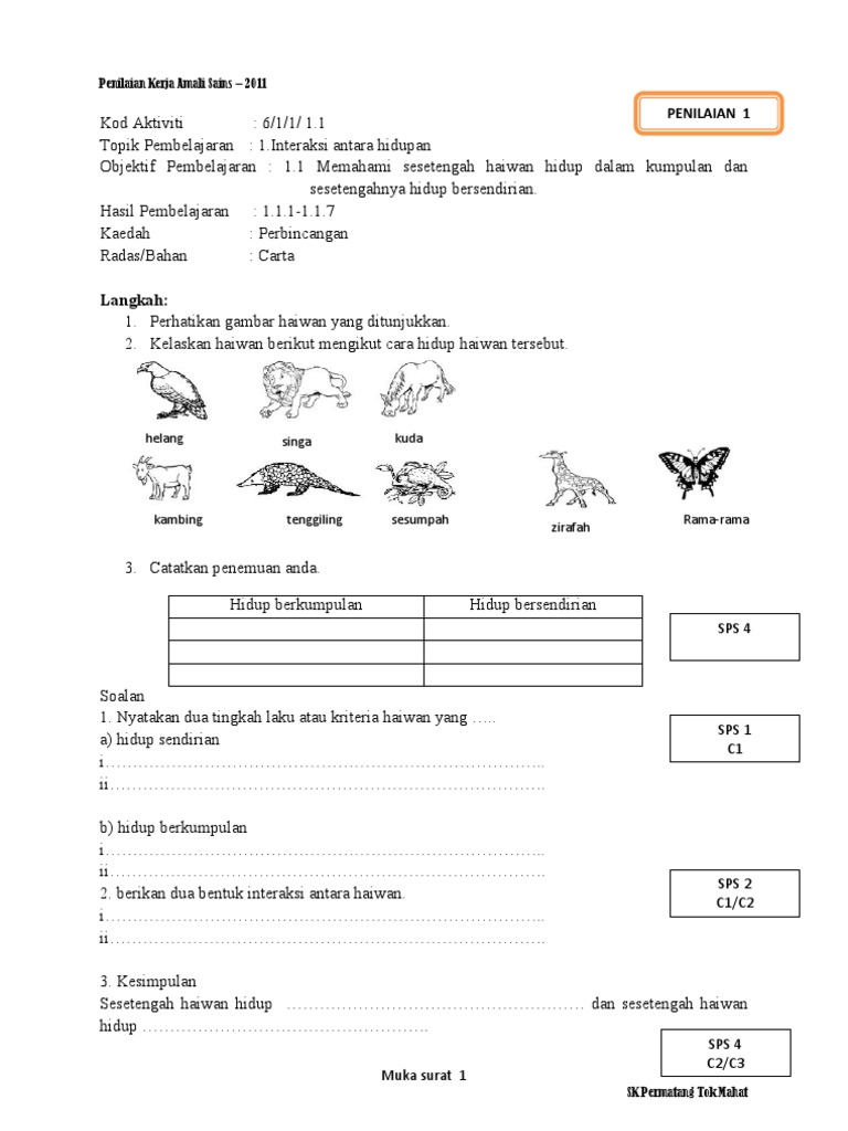 PEKA Sains Tahun 6  PDF