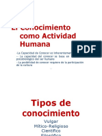 elconocimientocomoactividadhumana-110911221412-phpapp01