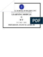 Learning Module ICT: Maryknoll School of Sigaboy, Inc