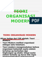 Download Teori Organisasi Modern 3 by Ismail Andi Baso SN53080435 doc pdf