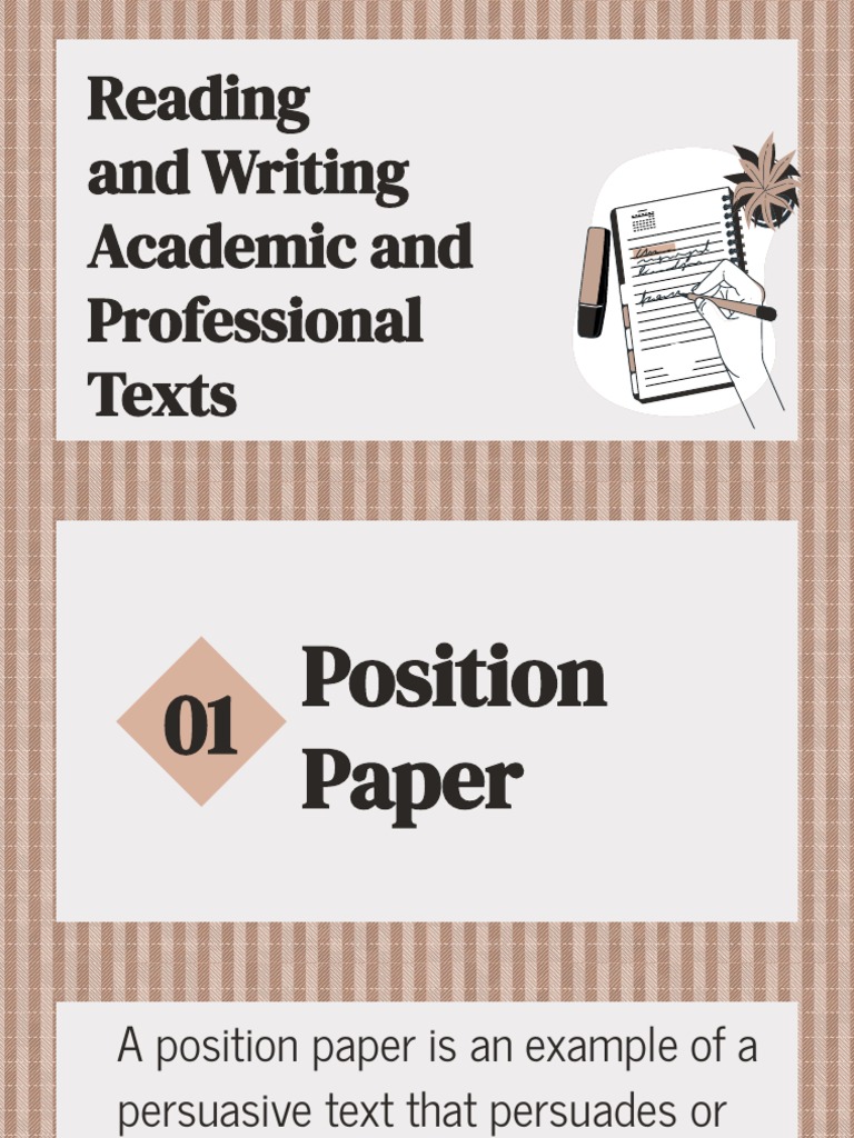 Writing Effective Position Papers | PDF | Essays | Argument