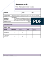 Preparing Poultry Dishes Assessment