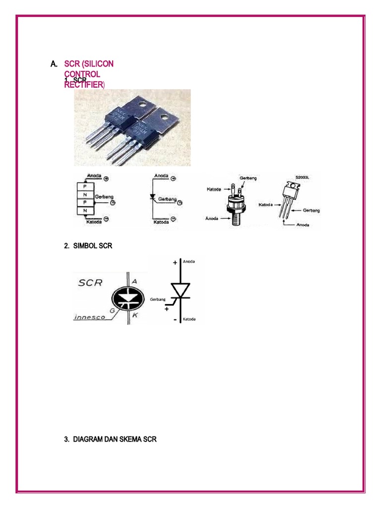 SCR - Ujt - Triac - Diac 2 | PDF