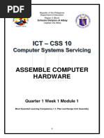 Assemble Computer Hardware: Quarter 1 Week 1 Module 1