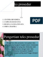 Pengertian Teks Prosedur