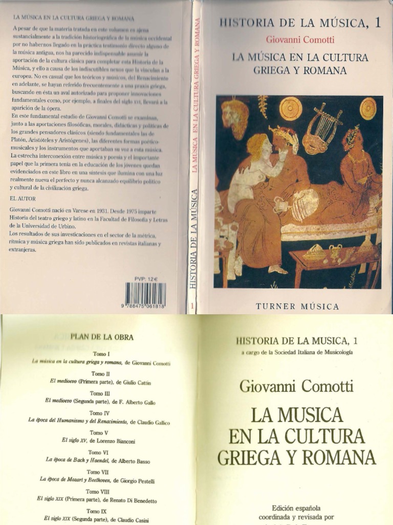 Comotti, Giovanni. La Música en La Cultura Griega y Romana | PDF | Antigua  Grecia | Poesía, image size:768x1024