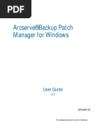 Arcserve® Backup Patch Manager For Windows: User Guide