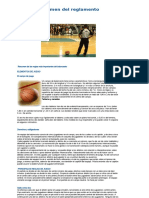 Resumen Del Reglamento Baloncesto