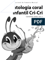 Antologia Coral Infantil Cricri 08