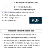 Chương 6: Tính Toán Thủy Lực Đường Ống