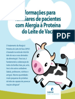 Informações essenciais sobre Alergia à Proteína do Leite de Vaca