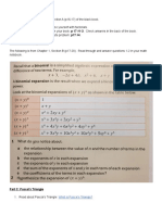 SLAA WK 11 - Intro To Binomial Expansion