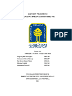 Laporan Praktikum Teknologi Bahan Konstruksi