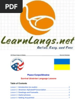 Download Ukrainian Language Lessons by learnlangs SN53082334 doc pdf