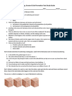 Key Weathering Erosion Soil Formation Test