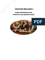 Kegiatan Belajar 1: Teknik Instrumen Dalam Struktur Lagu/Gending Dasar