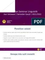 Metlit-Seminar Linguistik - Ganjil 21-22 - Pendahuluan - 2