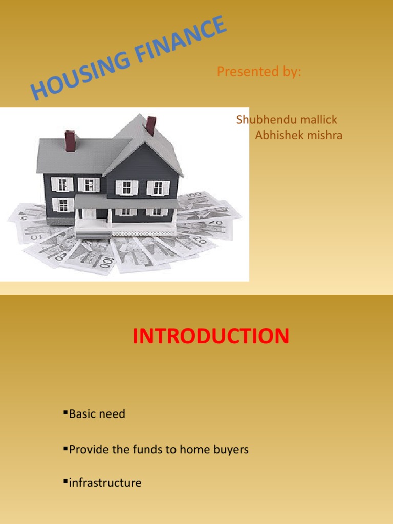 Housing Finance ppt